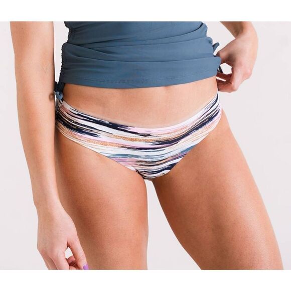 NWT Hipster Bikini Bottom in paint stripes - Picture 1 of 16